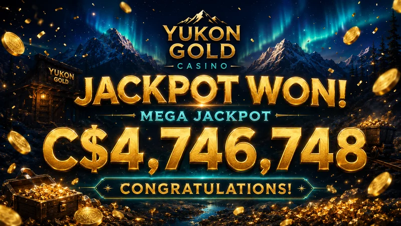 Mega Moolah jackpot win celebration screen showing a multi-million-dollar Canadian dollar payout